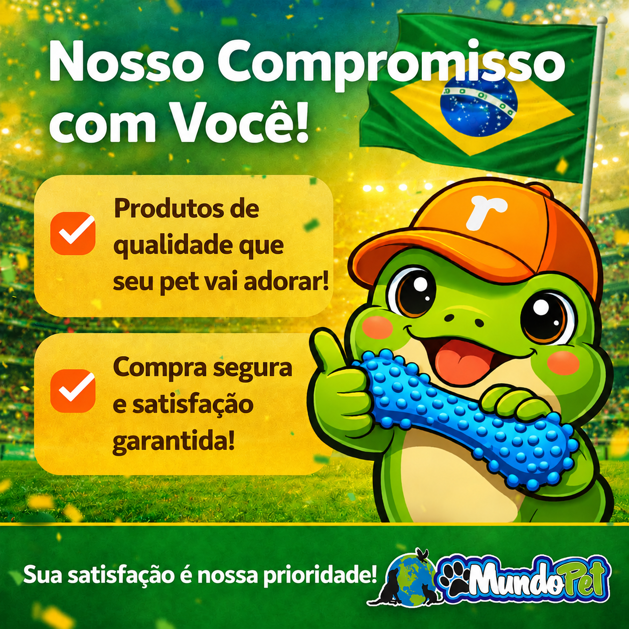 Roupinha Pet Brasil - Nosso compromisso com você
